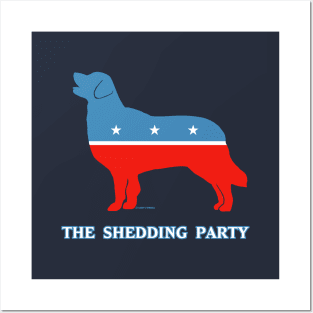 The Shedding Party aka the Golden Retriever Party Posters and Art